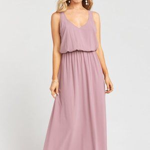 Kendall Maxi Dress ~ Antique Rose Chiffon